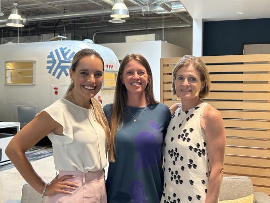 Natalie Levy with Alexandra Satine and Alison Gerlach at the She’s Independent Conversation Series on fractional talent
